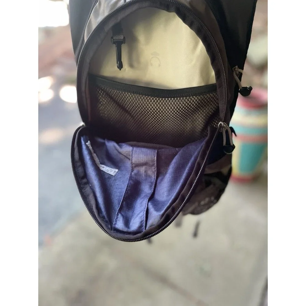 JanSport x Nalgene Hydration Pack Backpack Blue Black WITH Bladder EUC